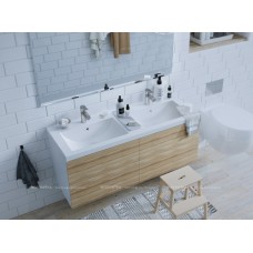 Раковина 120 см 1Marka Duo У99050 белый