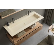 Раковина 120 см Acquabella ENCIM.INTEGRA_120XL_S/F_SLATE_BIANCO, белый