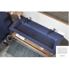 Раковина 120 см Acquabella ENCIM.INTEGRA_120XL_S/F_SLATE_BIANCO, белый