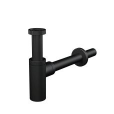 Сифон AlcaPlast A400BLACK для раковины, черный матовый