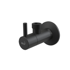Вентиль AlcaPlast ARV003-BLACK с фильтром, черный матовый