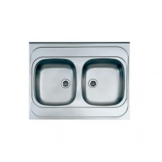 Кухонная мойка Alveus Classic 40 1009078 нержавеющая сталь в комплекте с сифоном