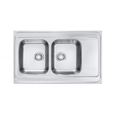 Кухонная мойка Alveus Classic Pro 80 1130472 нержавеющая сталь в комплекте с сифоном