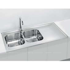 Кухонная мойка Alveus Classic Pro 100 1130474 нержавеющая сталь в комплекте с сифоном