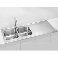 Кухонная мойка Alveus Classic Pro 110 1132129 нержавеющая сталь в комплекте с сифоном