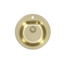 Кухонная мойка Alveus Monarch Form 30 1070808 золото в комплекте с выпуском без сифона