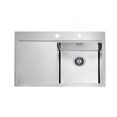 Кухонная мойка Alveus Pure 40R Kmb 1103651 нержавеющая сталь в комплекте с сифоном