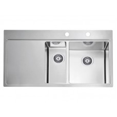 Кухонная мойка Alveus Pure 60R Kmb 1103655 нержавеющая сталь в комплекте с сифоном