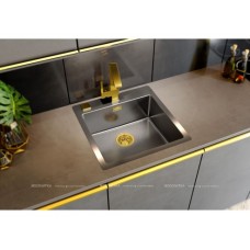 Кухонная мойка Alveus Monarch Pure 30 1106868 серая в комплекте с выпуском без сифона