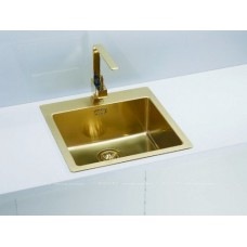 Кухонная мойка Alveus Monarch Pure 30 1106867 золото в комплекте с выпуском без сифона
