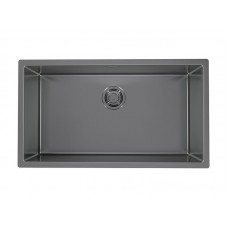 Кухонная мойка Alveus Monarch Quadrix 60 1122730 серая в комплекте с выпуском без сифона