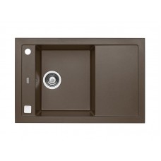 Кухонная мойка Alveus Formic 30 Granital 1108029 коричневая в комплекте с сифоном
