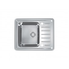 Кухонная мойка Alveus Galeo 10 1128552 нержавеющая сталь в комплекте с сифоном