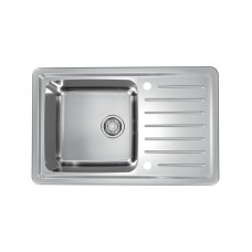 Кухонная мойка Alveus Galeo 20 1128553 нержавеющая сталь в комплекте с сифоном