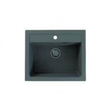 Кухонная мойка Alveus Atrox 30 Granital 1131995 серая в комплекте с сифоном