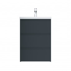 Тумба с раковиной Am.Pm  GEM S 60 напольная графит матовый M91FSX0602GM