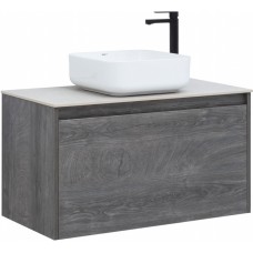 Тумба с раковиной Aquanet Nova Lite 90 дуб рошелье (1 ящик)