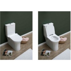 Унитаз-компакт Aquanet Rimless Roll-C CL-12249B