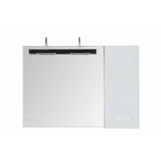 Зеркальный шкаф Aquanet Данте 60 R 00212377, белый