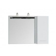 Зеркальный шкаф Aquanet Данте 60 R 00212377, белый