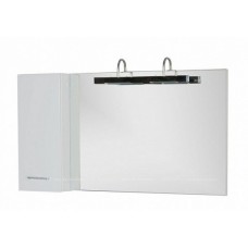Зеркальный шкаф Aquanet Данте 110 L 00212373, белый