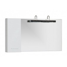 Зеркальный шкаф Aquanet Данте 110 L 00212373, белый