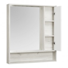 Зеркальный шкаф Aquaton Флай 80 1A237702FAX10 белый/дуб крафт