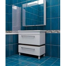 Зеркальный шкаф Aquaton Мадрид 120 с подсветкой (скол)
