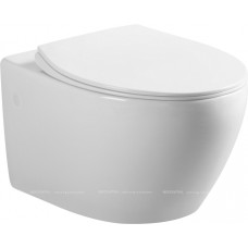 Крышка-сиденье Art&Max Elegant AM9316SC для унитаза с микролифтом, белый