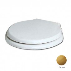 Крышка-сиденье Azzurra Jubilaeum 1800/F bi/oro для унитаза с микролифтом, петли золото