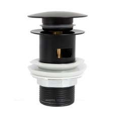 Донный клапан BelBagno BB-SAT-NERO для раковины, чёрный матовый