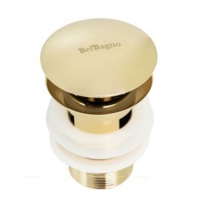 Донный клапан BelBagno BB-SAT-ORO для раковины, золото