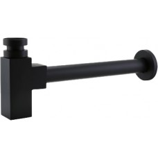 Сифон BelBagno BB-SMQ2-NERO для раковины, чёрный матовый