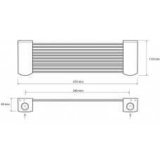 Полка Bemeta Dark 146102270