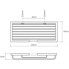 Полка душевая Bemeta Cytro 102308070