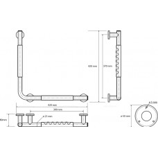 Поручень Bemeta Omega R 104507731