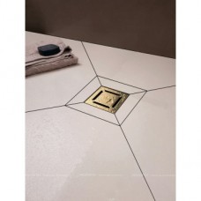 Душевой трап Berges Zentrum Norma 15х15 золото, 092363