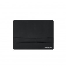 Кнопка смыва Berges Novum F5 040055 для унитаза Soft Touch черная