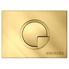 Клавиша смыва Berges Novum R9 золото глянец, 040029