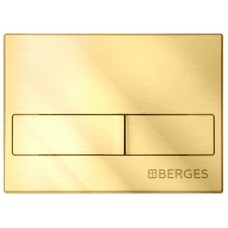 Клавиша смыва Berges Novum L9 золото глянец, 040019