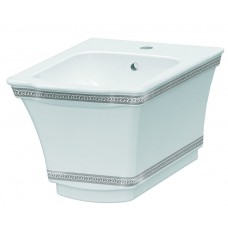 Биде подвесное Boheme Hermitage CHROME 953-CR с узором