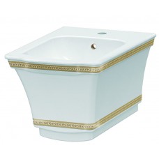 Биде подвесное Boheme Hermitage GOLD 953-G с узором