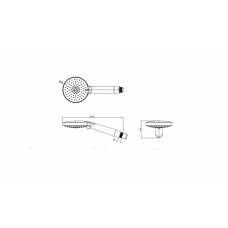 Душевая лейка Bravat P70306CP-WM-ENG