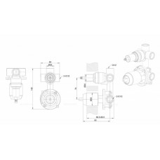 Скрытая часть Bravat Built-in D969BW-B-ENG