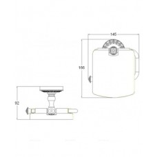 Держатель туалетной бумаги Bronze de Luxe Windsor K25003