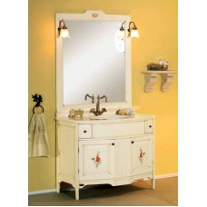 Зеркало 98 см Cezares Alicante AL.SP.403 decorato celeste crema