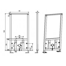 Инсталляция для биде Creavit GBM500.01