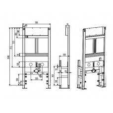 Инсталляция для писсуара Creavit GPM600