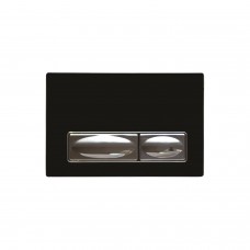 Клавиша смыва для инсталляции Creavit GP4002.00 черная стекло