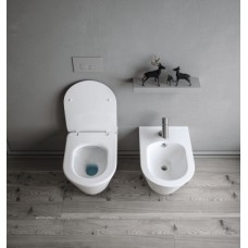 Комплект Creto Logan L3 1003-001-L3W подвесной унитаз + Grohe Rapid SL 38721001 3 в 1 с кнопкой смыва